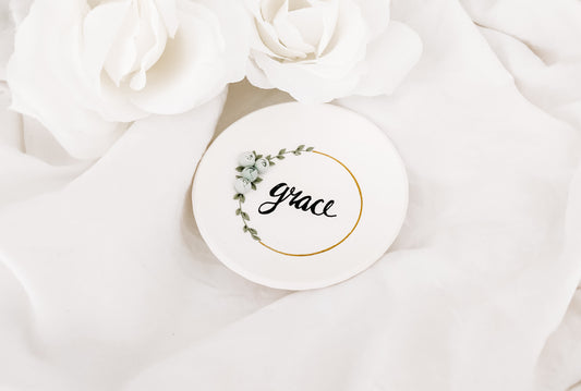 Floral Grace Jewelry Dish